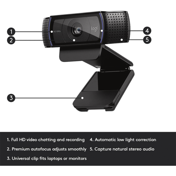 Logitech HD Pro web camera-alameencomputers