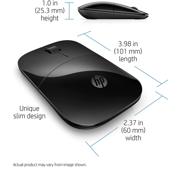 HP wireless mouse black - alameencomputers