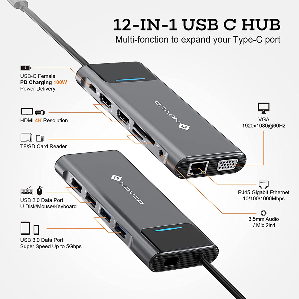Double USB 4 Port USB 2.0