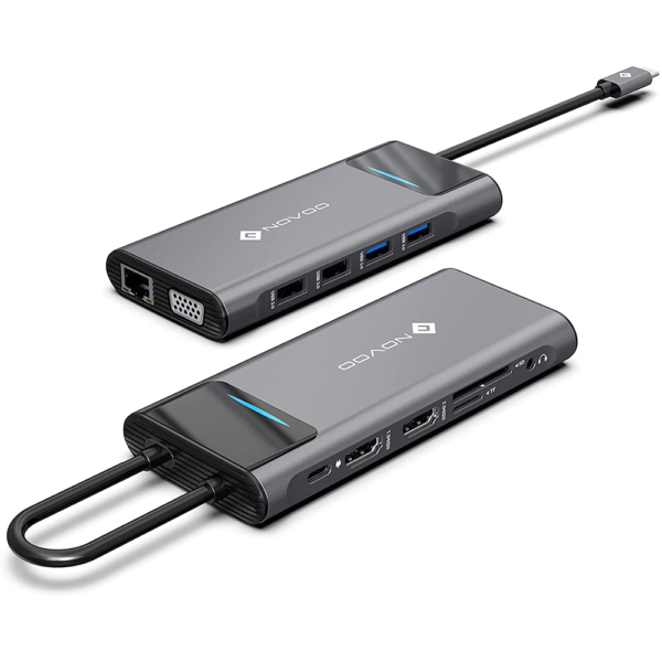 Novoo USB C Hub multiport adapter-alameencomputers